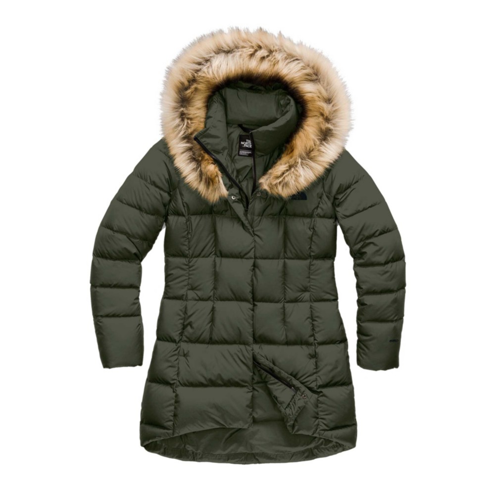 north face women's jacket fur hood