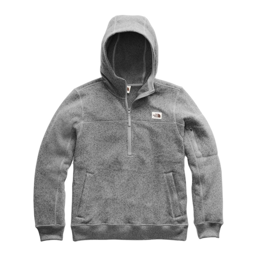north face hoodie grey mens