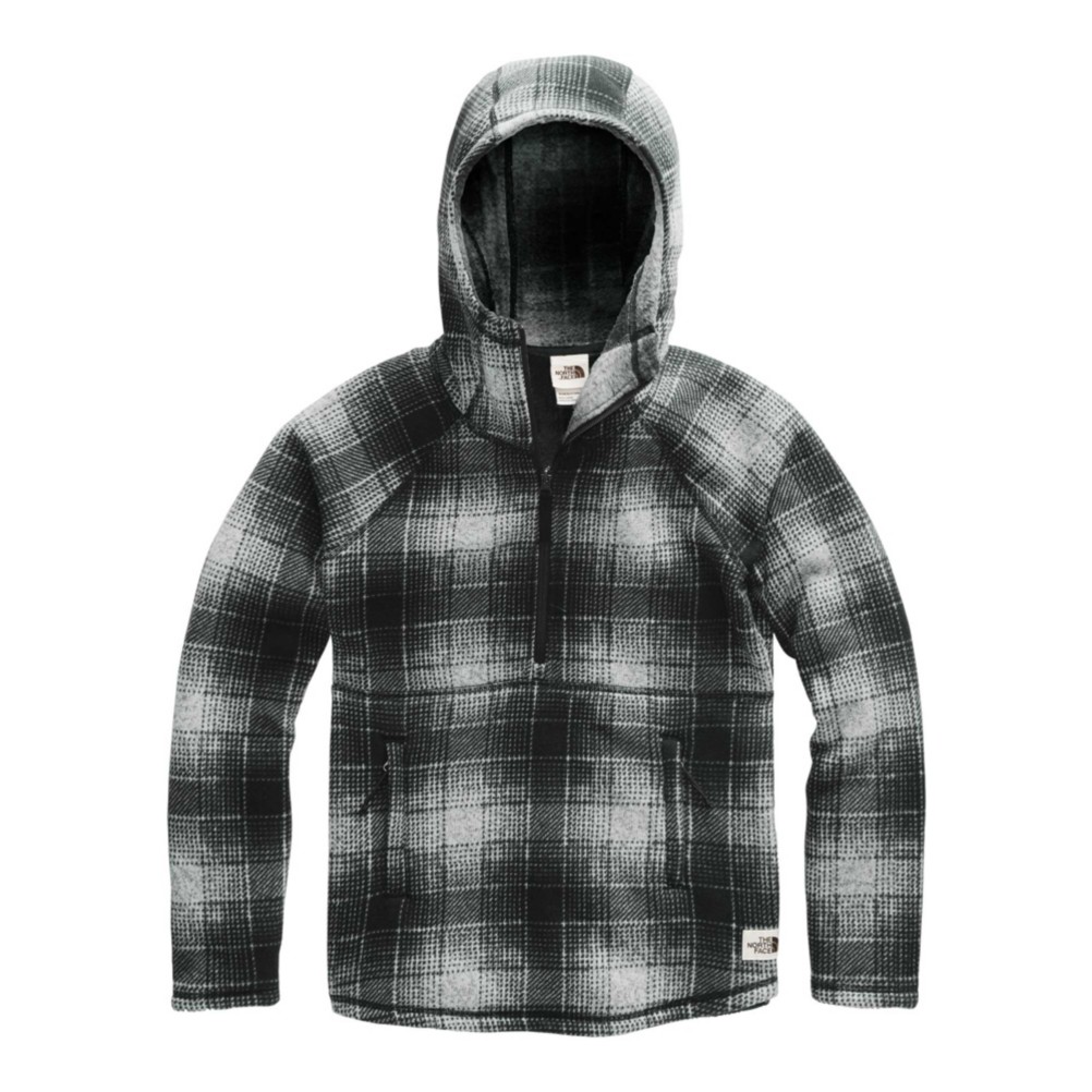 north face plaid pullover women's