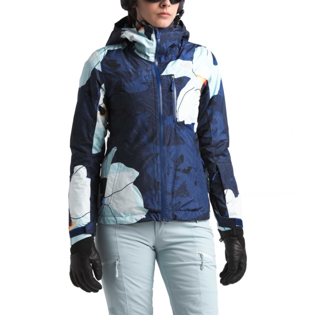 the north face descendit ski jacket in blue