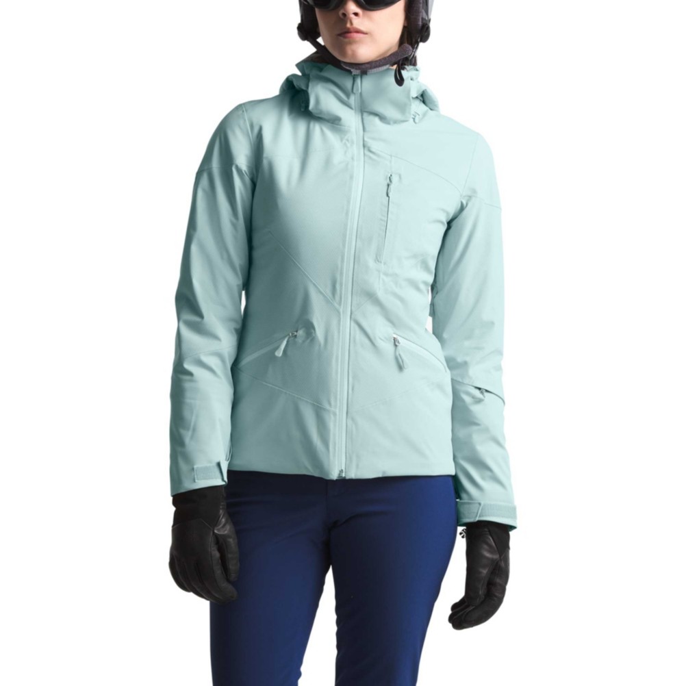 blue north face ski jacket