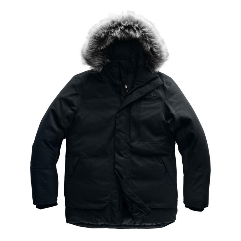 black north face parka mens