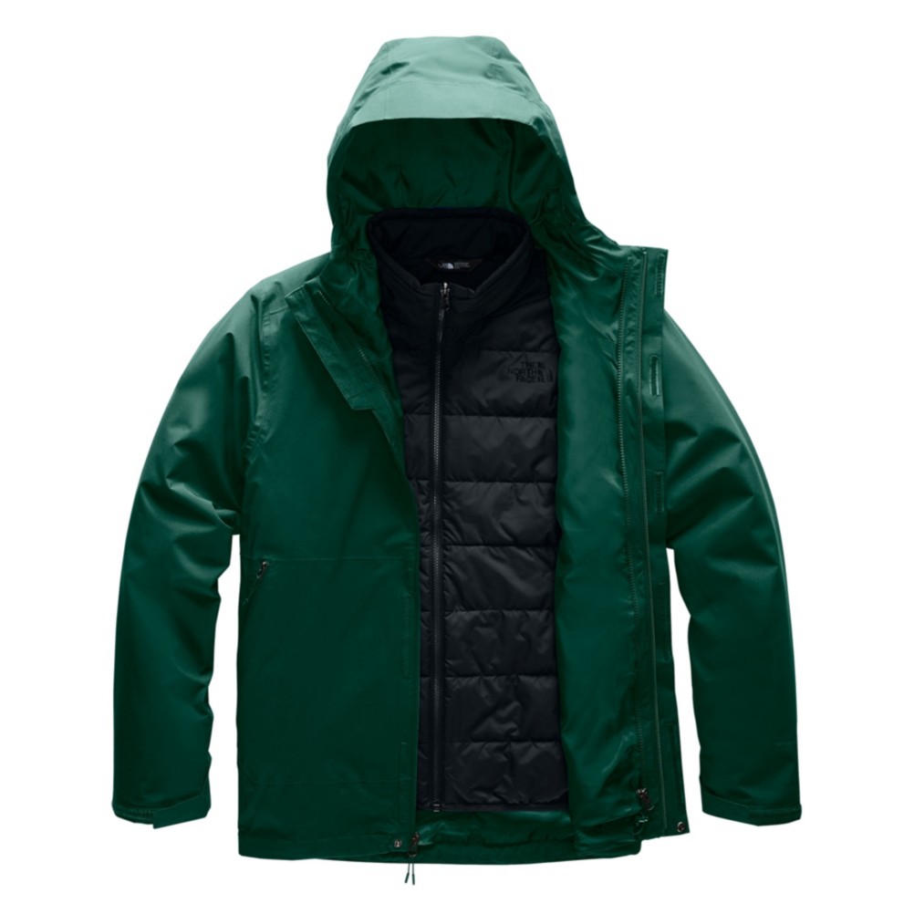 green and black north face