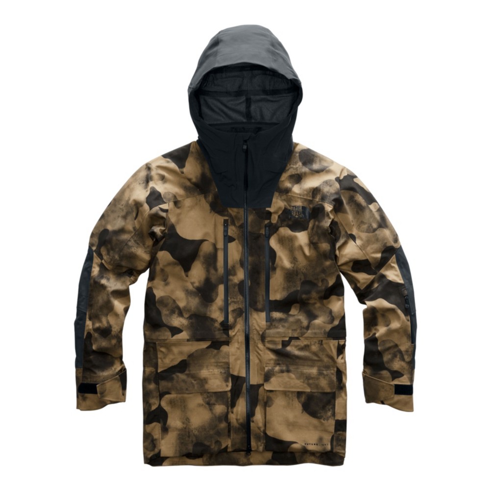 north face camo ski jacket