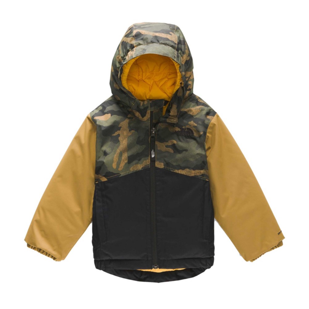 north face camo snowboard jacket