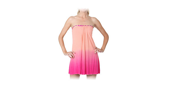Dotti Flowy Bandeau Dress Bathing Suit Cover Up 2014