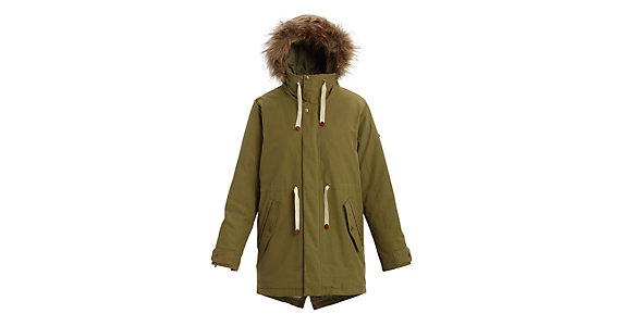 women's burton saxton parka jacket