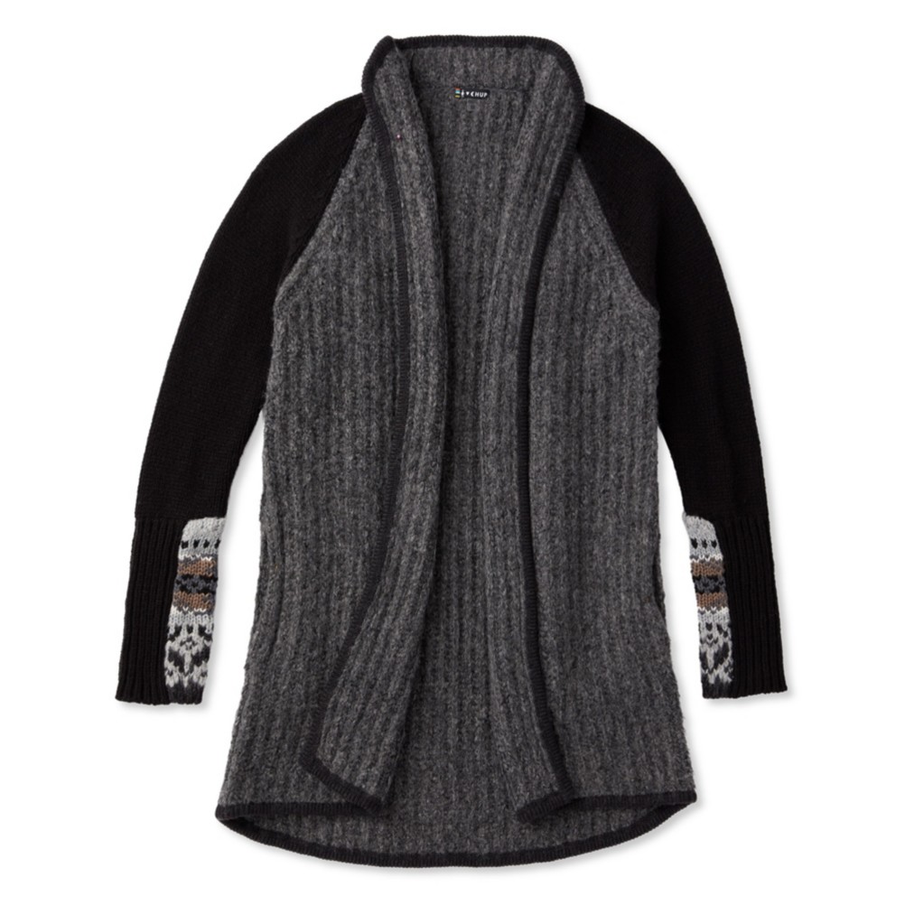 black wrap around sweater