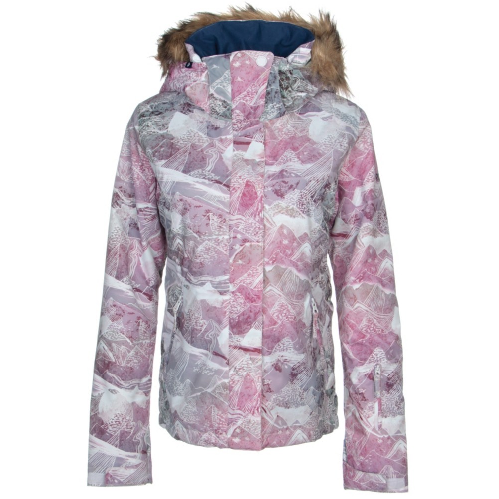 roxy white ski jacket