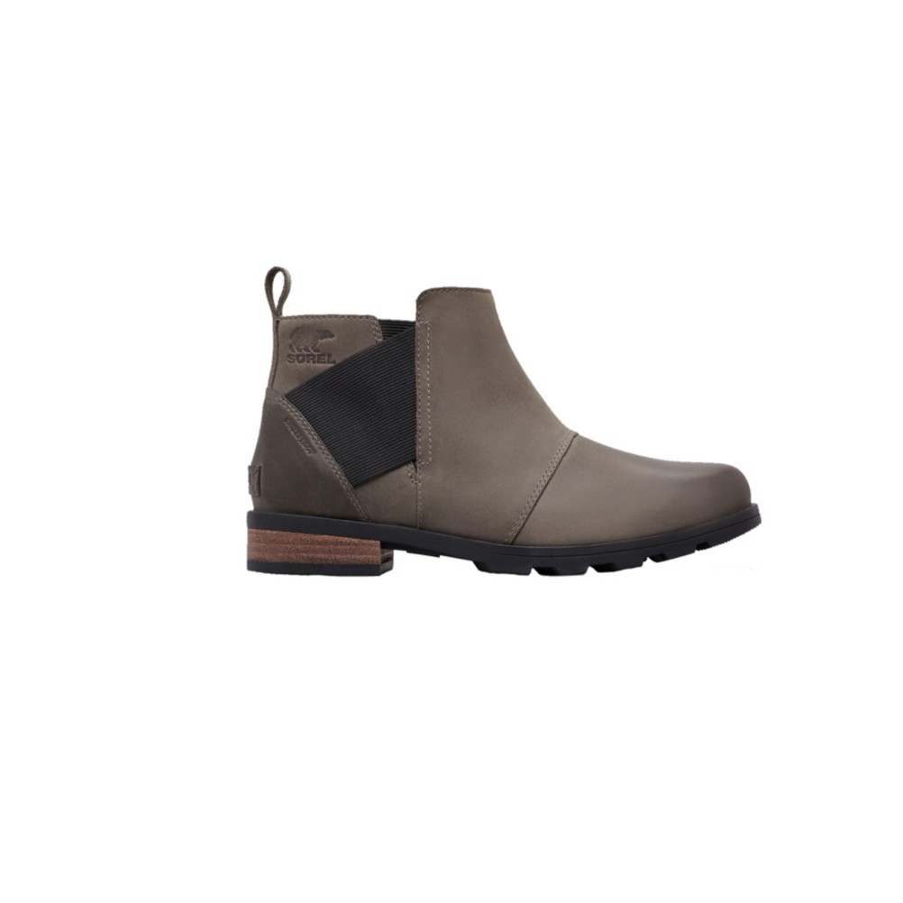 sorel emelie chelsea boot quarry