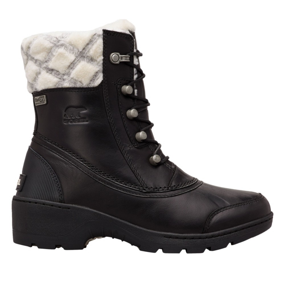 sorel whistler wool lined winter boots
