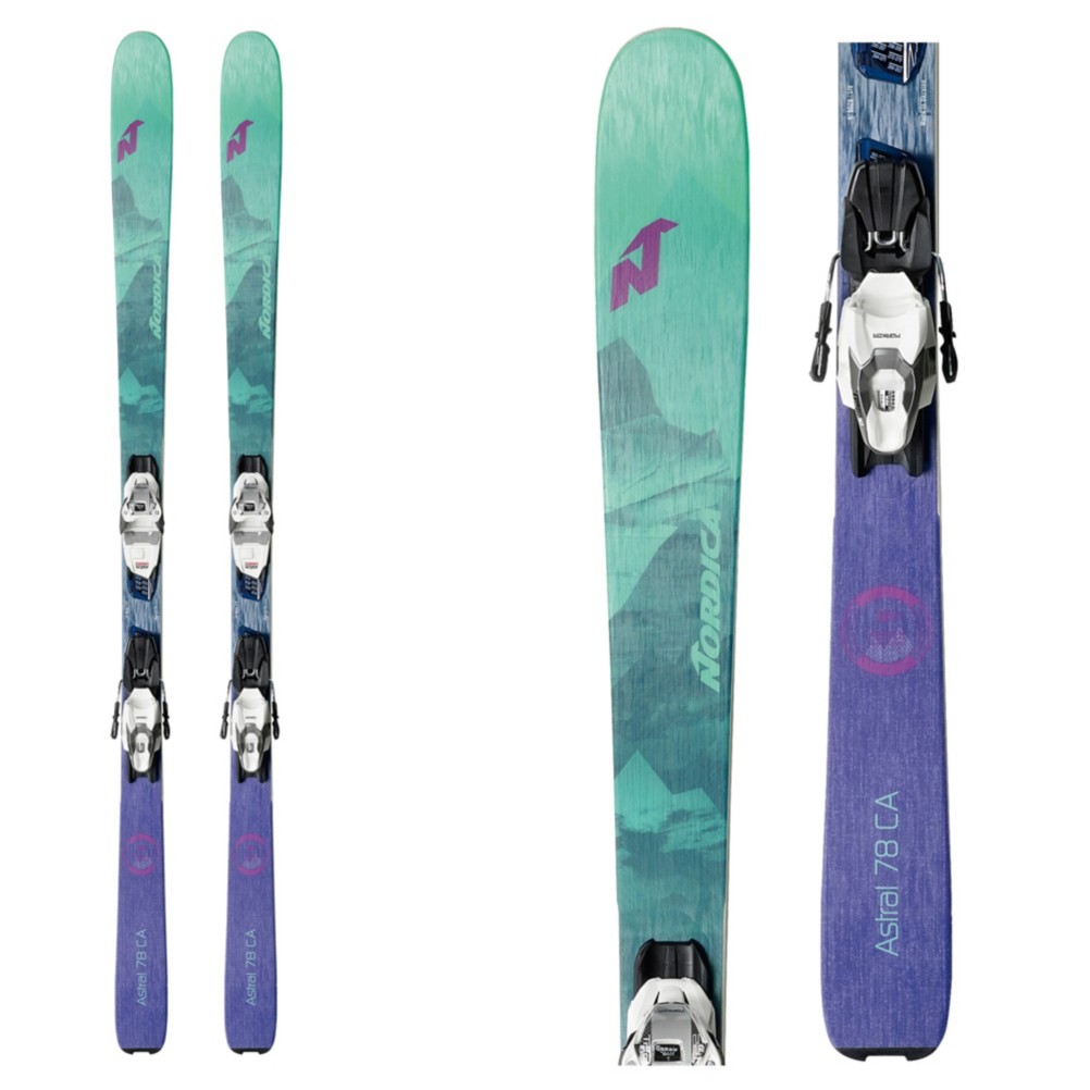 Nordica Astral 78 CA Womens Skis with TP2 Compact 10 FDT Bindings 2020