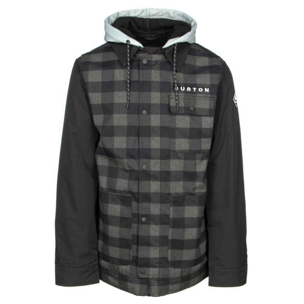 burton flannel snowboard jacket