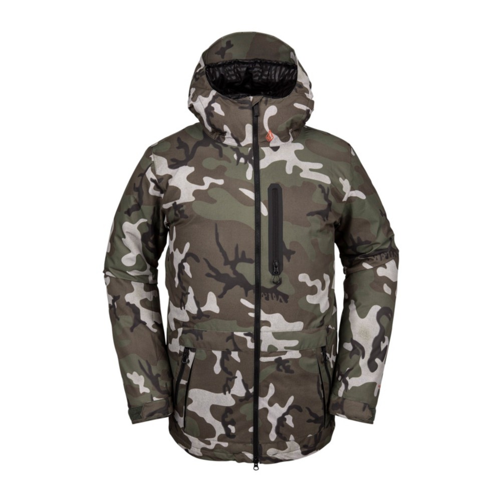 north face camo snowboard jacket