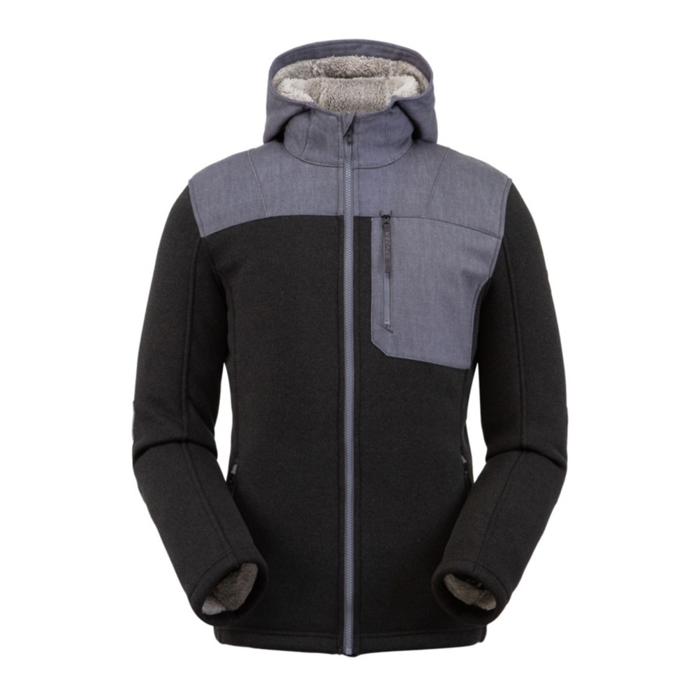 spyder alpine full zip hoody jacket mens