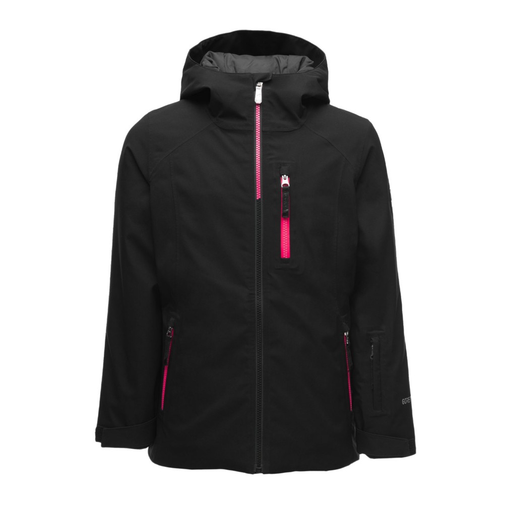 girls black ski jacket