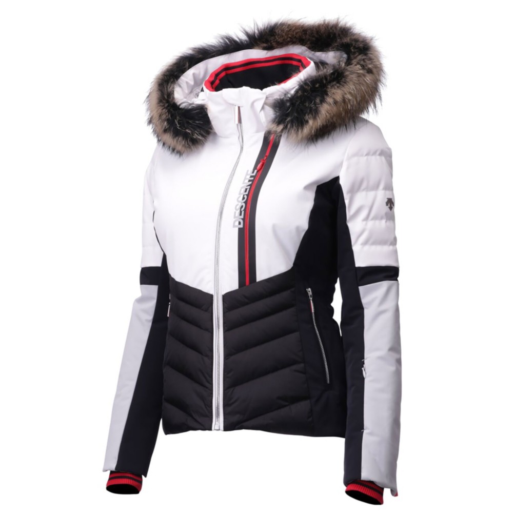 ski jacket with fur hood