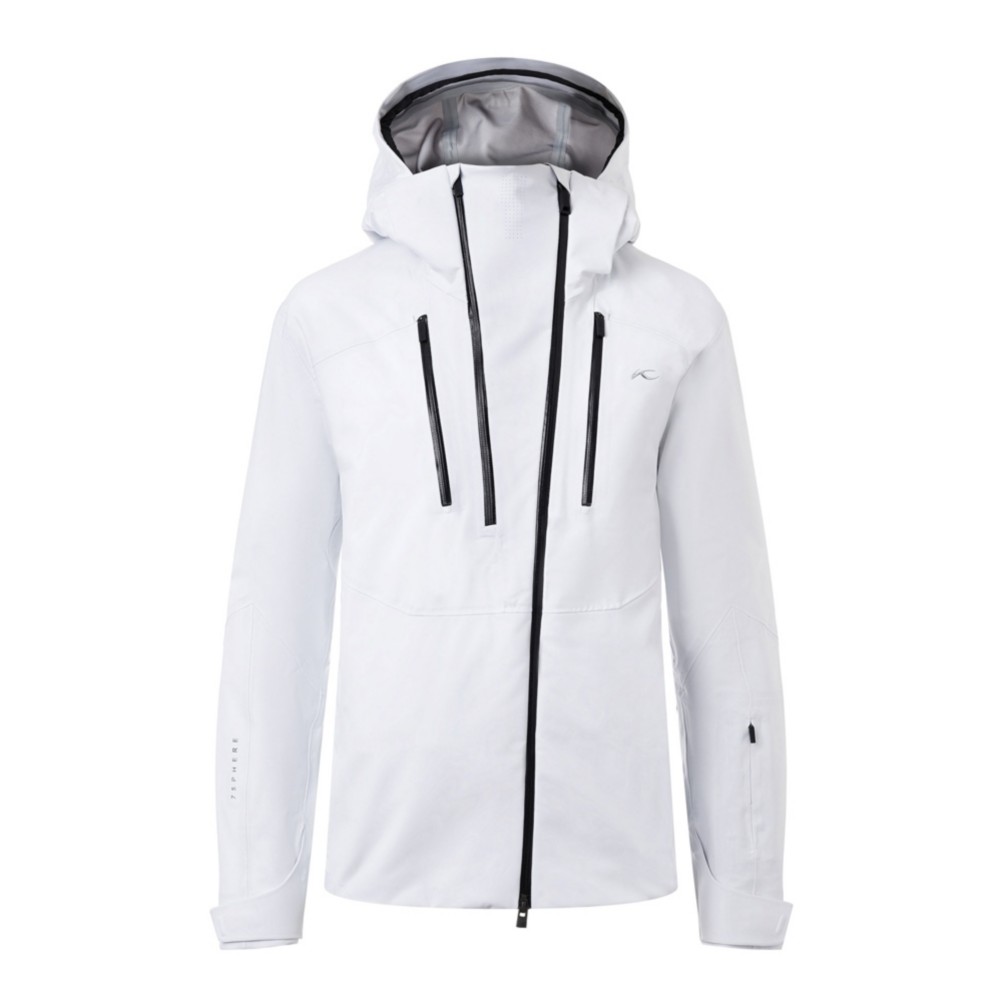 mens white snow jacket