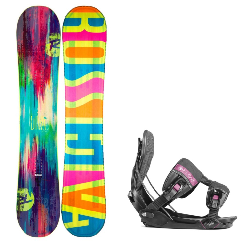 womens snowboard and bindings package