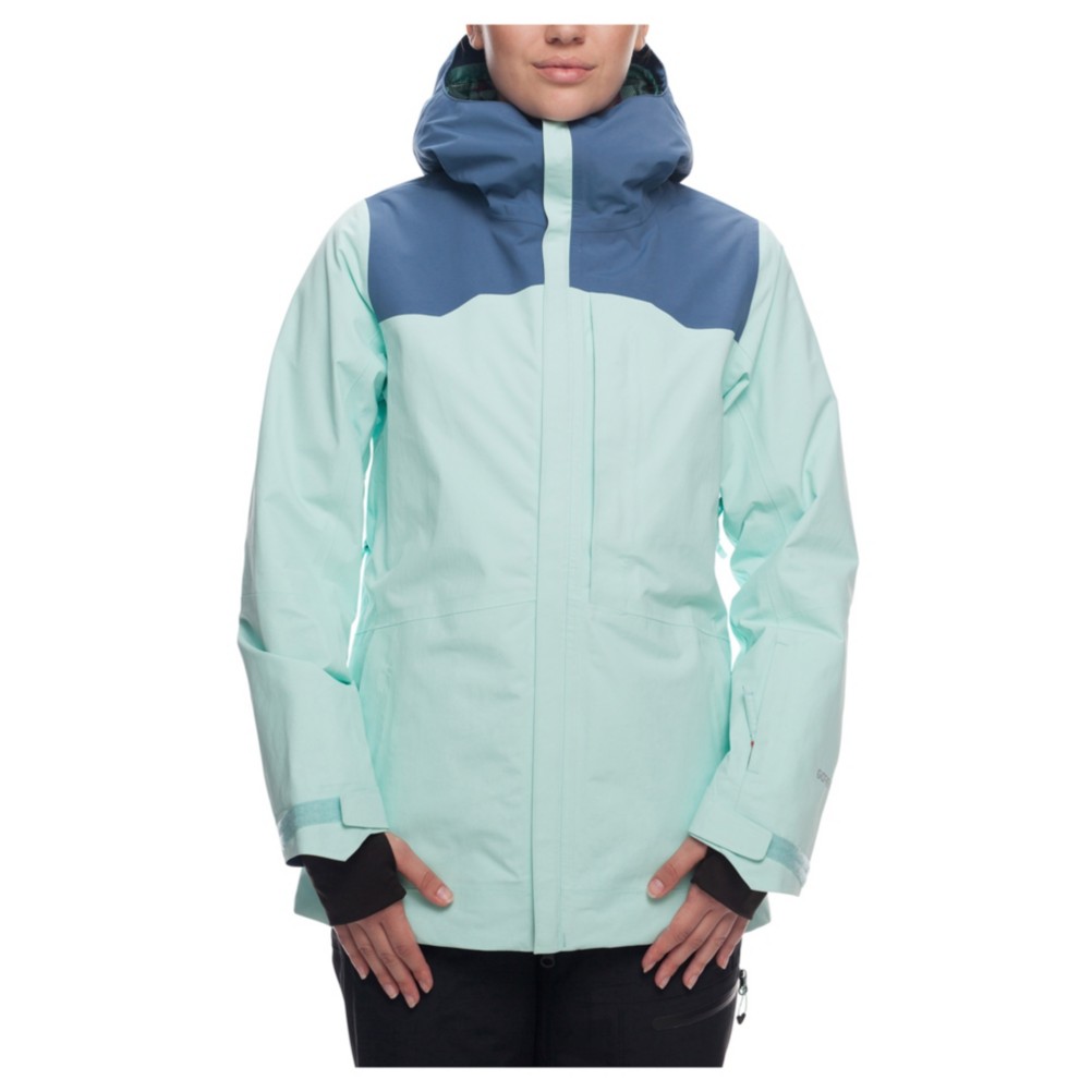 turquoise snowboard jacket