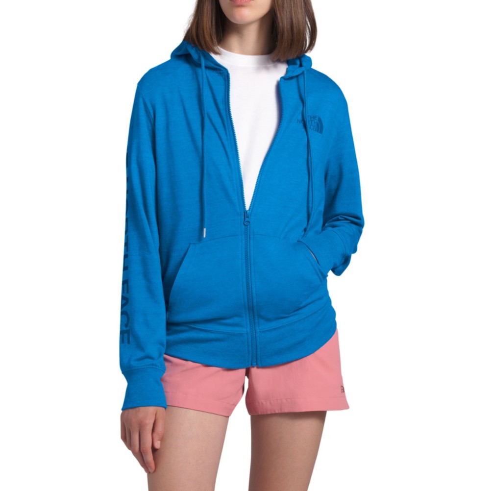 north face lightweight full zip hoodie