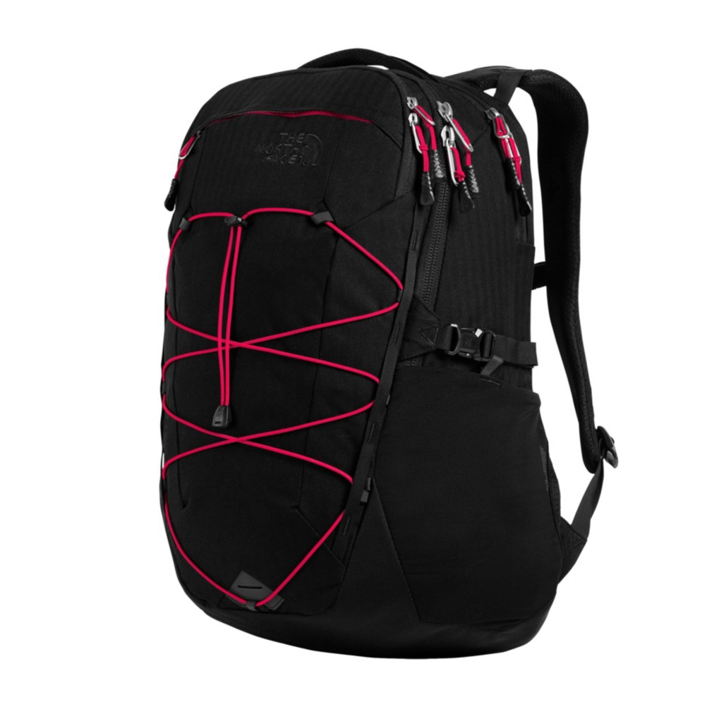 north face all black backpack