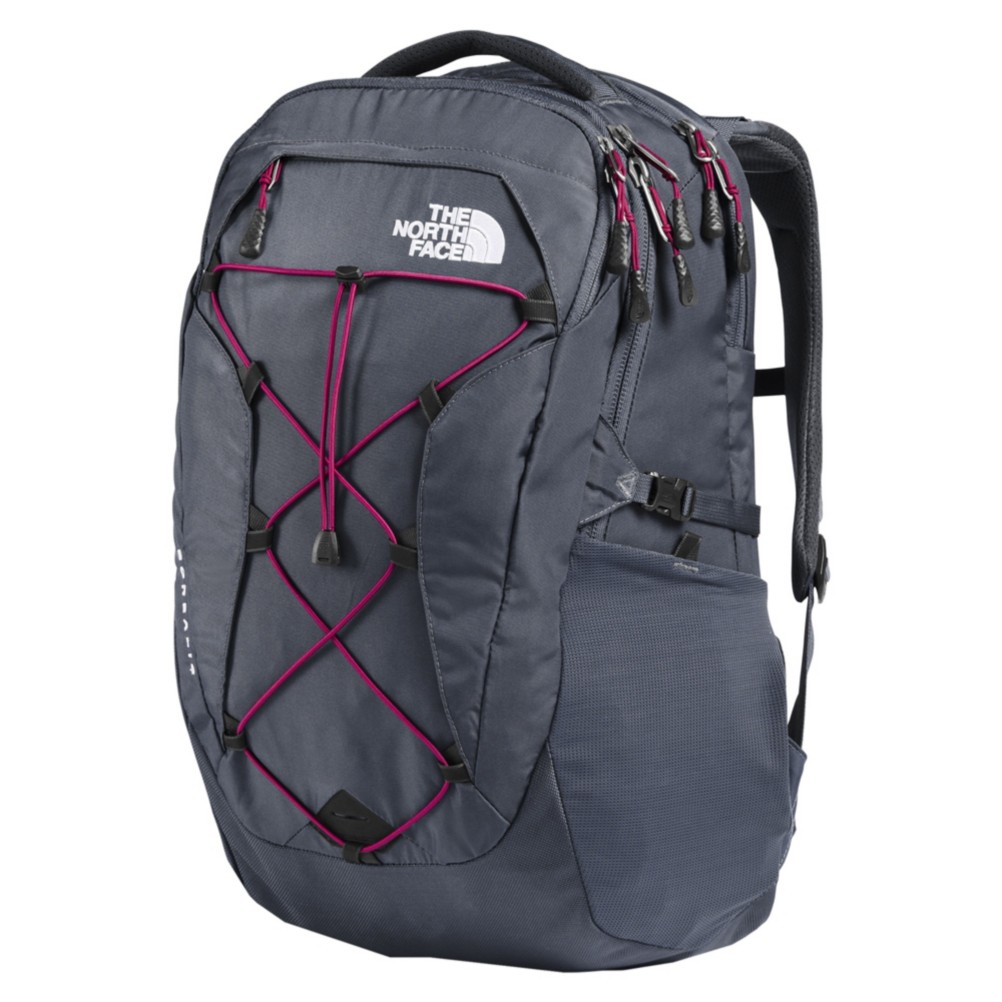 gray north face backpack