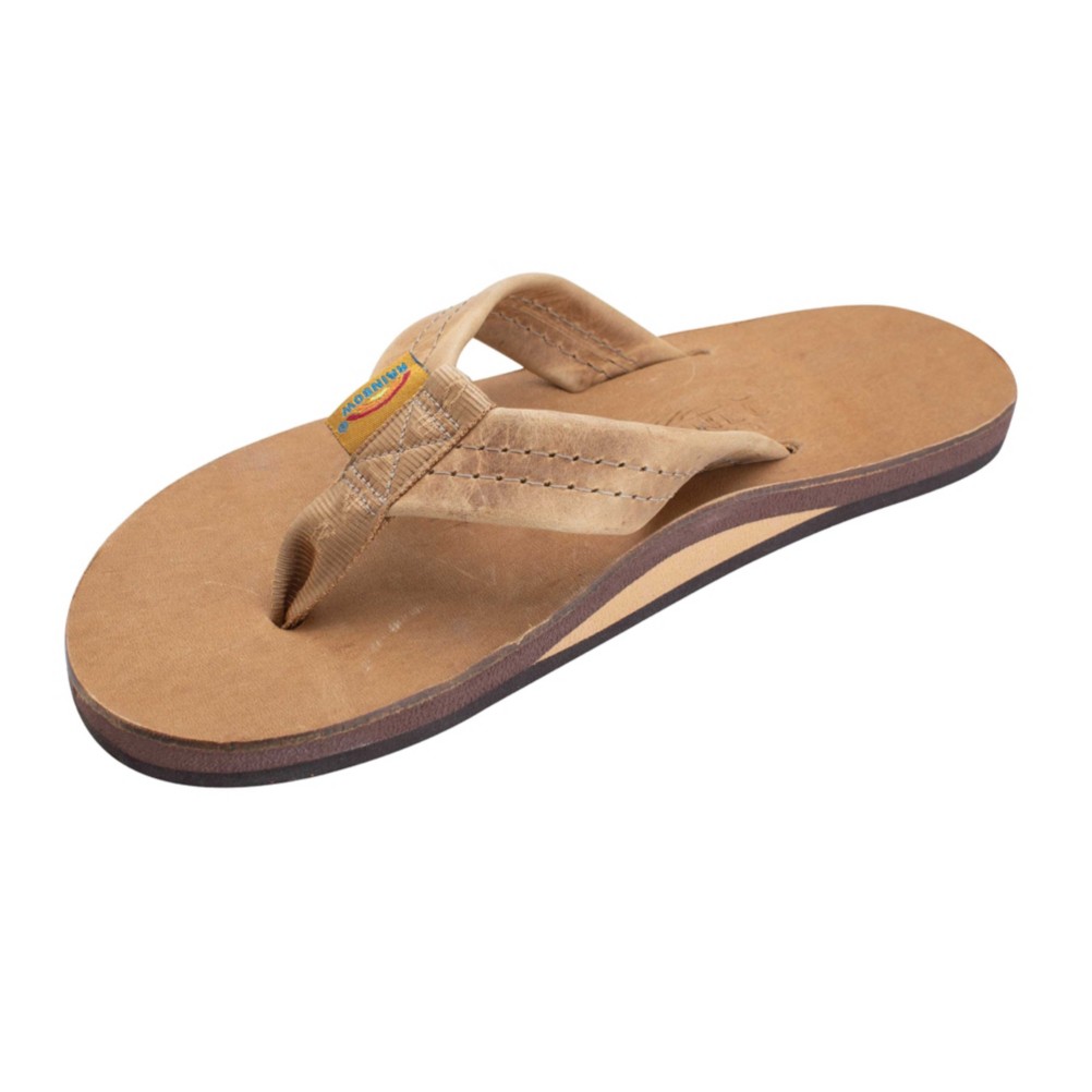 mens leather rainbow sandals