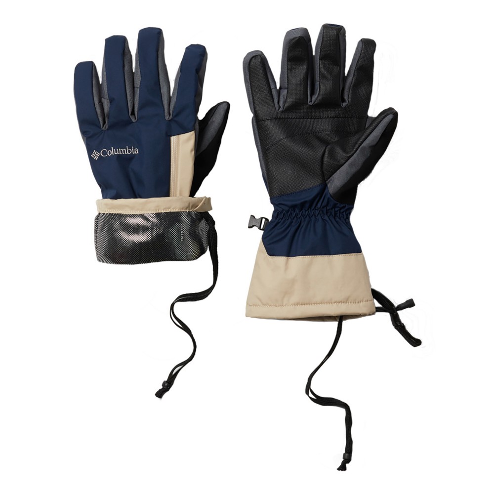 mens navy ski gloves