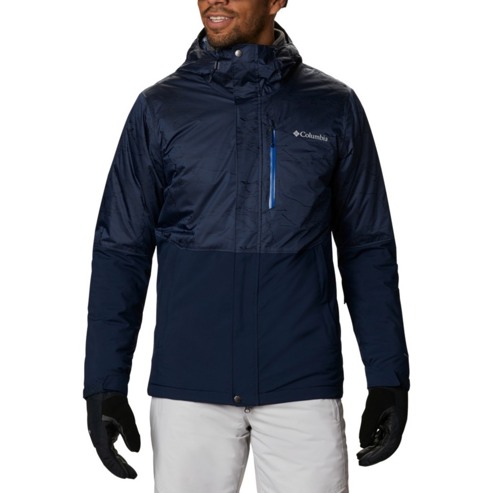 columbia visible whiteout men's interchange jacket