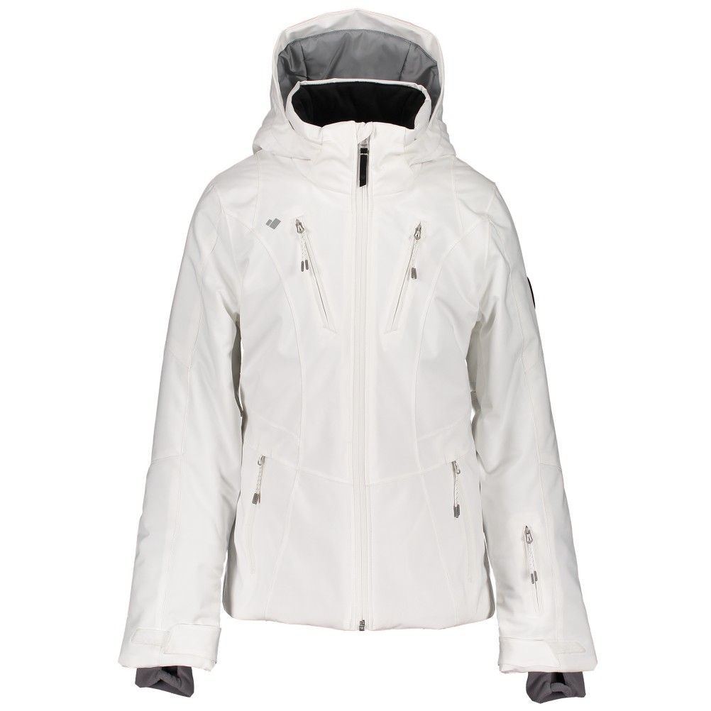 girls white ski jacket