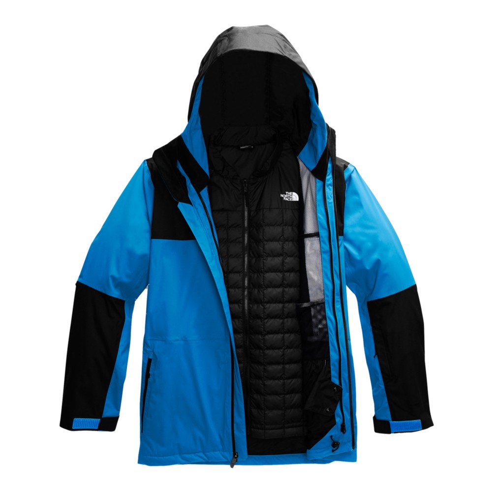 blue north face coat mens