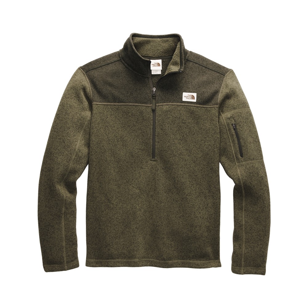 north face green sweater