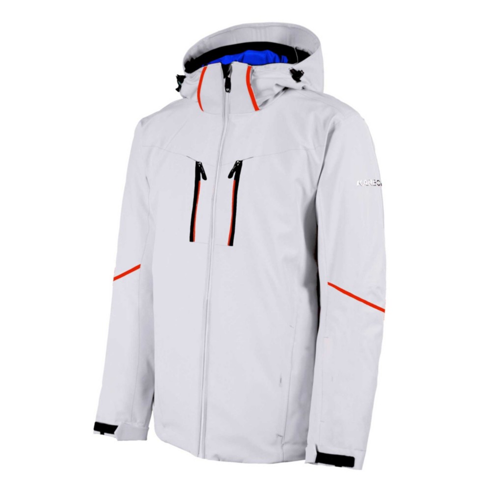 mens ski jacket white