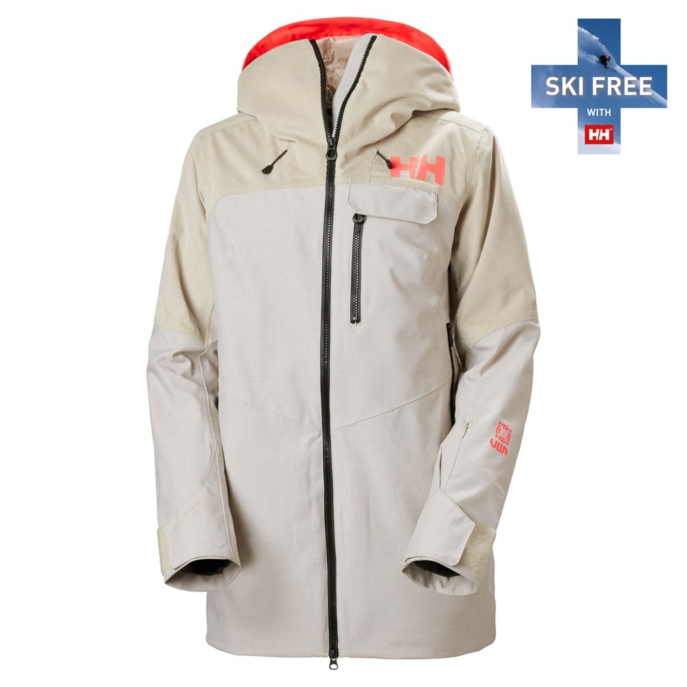 helly hansen ski jacket white