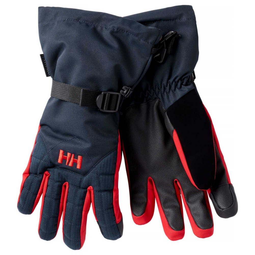 womens navy ski gloves