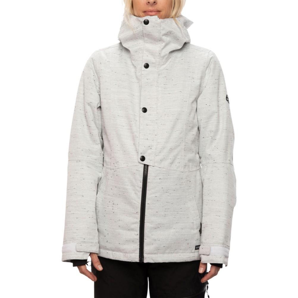 white snowboard jacket