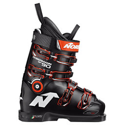 High End $500 Mens Nordica Speedmachine 110 R Black Red Ski Boots Used