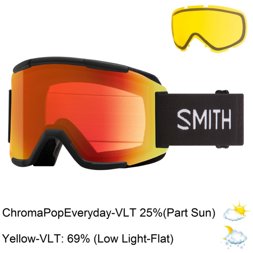 smith squad ski goggles